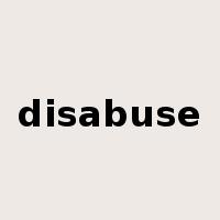 disabuse是什么意思