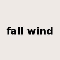 fall wind是什么意思