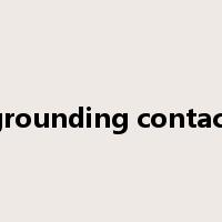 grounding contact是什么意思