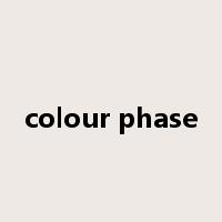 colour phase是什么意思