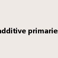 additive primaries是什么意思