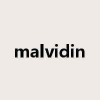 malvidin是什么意思