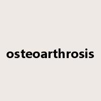 osteoarthrosis是什么意思