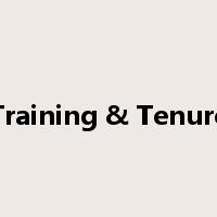 Training & Tenure是什么意思