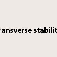 transverse stability是什么意思