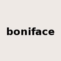 boniface是什么意思