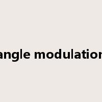 angle modulation是什么意思
