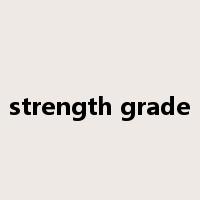 strength grade是什么意思