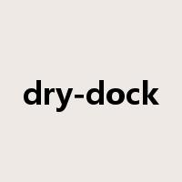 dry-dock是什么意思