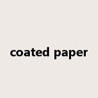 coated paper是什么意思
