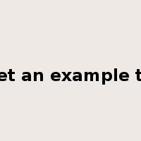 set an example to是什么意思