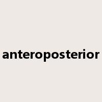 anteroposterior是什么意思