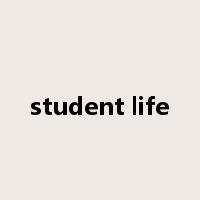 student life是什么意思