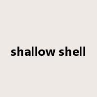 shallow shell是什么意思