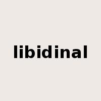 libidinal是什么意思