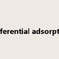 preferential adsorption是什么意思