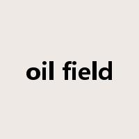 oil field是什么意思