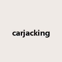 carjacking是什么意思