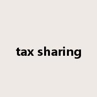 tax sharing是什么意思