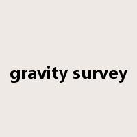 gravity survey是什么意思