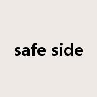 safe side是什么意思