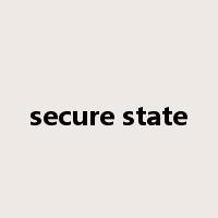 secure state是什么意思