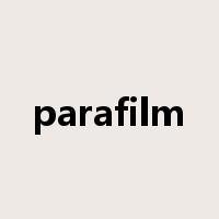 parafilm是什么意思