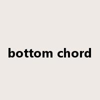 bottom chord是什么意思