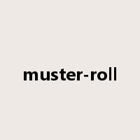 muster-roll是什么意思