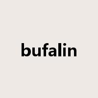bufalin是什么意思