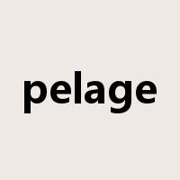 pelage是什么意思