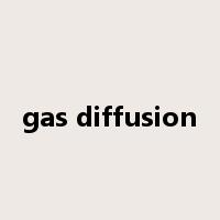 gas diffusion是什么意思