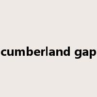 cumberland gap是什么意思