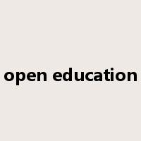 open education是什么意思