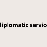 diplomatic service是什么意思