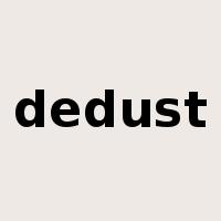 dedust是什么意思