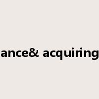 online-finance& acquiring company是什么意思