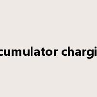 accumulator charging是什么意思