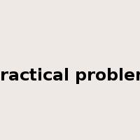 practical problem是什么意思