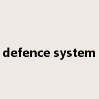 defence system是什么意思