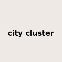city cluster是什么意思