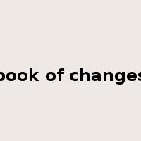 book of changes是什么意思