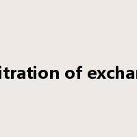 arbitration of exchange是什么意思