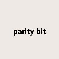 parity bit是什么意思