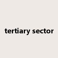 tertiary sector是什么意思