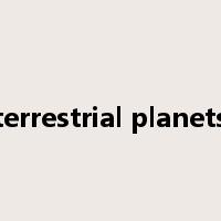 terrestrial planets是什么意思