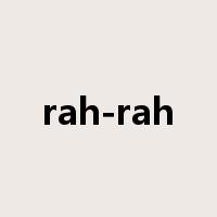 rah-rah是什么意思