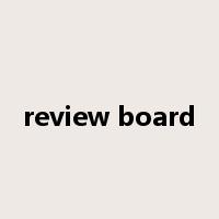 review board是什么意思