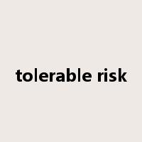 tolerable risk是什么意思