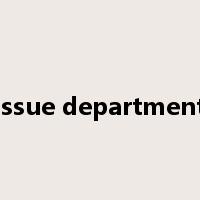 issue department是什么意思